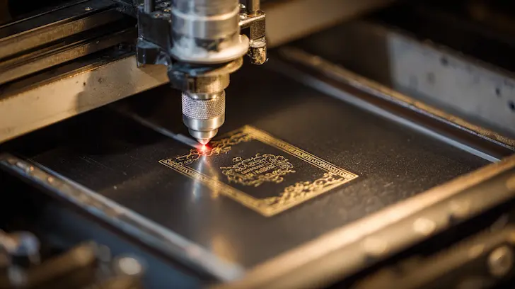 Laser-Etched Barcodes for High-End Licensed Collectibles