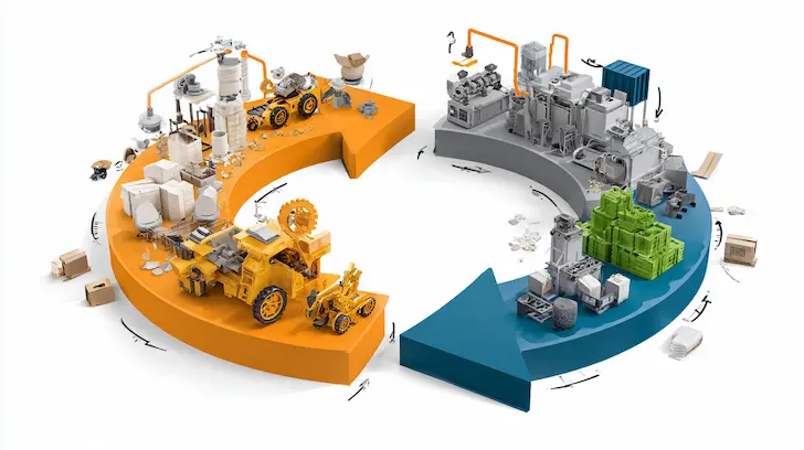 Design for disassembly in technical product manufacturing for circular economy
