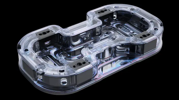 Advanced conformal cooling in technical product molds reducing warping and cycle times