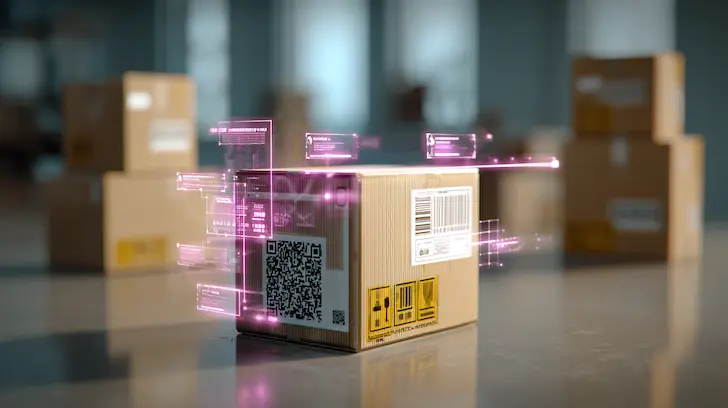 Digital Product Passport QR code system for technical product traceability