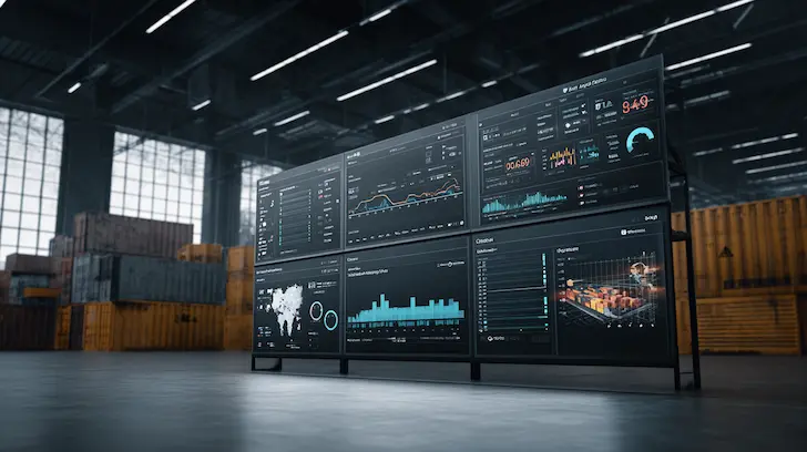 ERP production tracking system in technical product manufacturing
