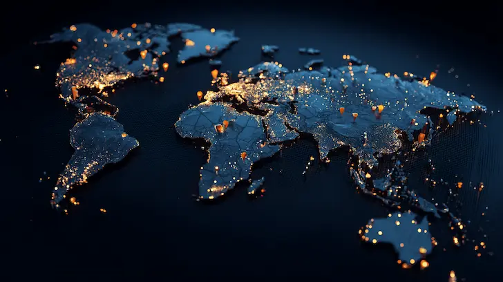 Global distribution network for synchronized licensed technical product launches