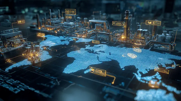 Global technical product manufacturing network control center