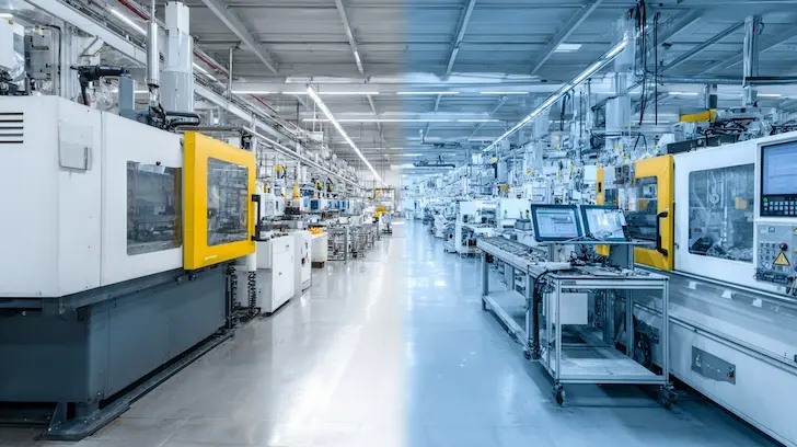 Specialized technical product production lines for different product types