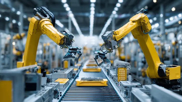Sustainable automated technical product manufacturing facility