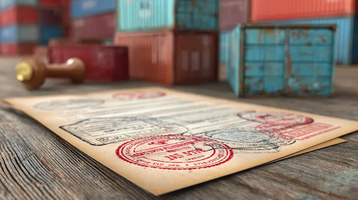 Customs and export compliance documentation for technical product shipments
